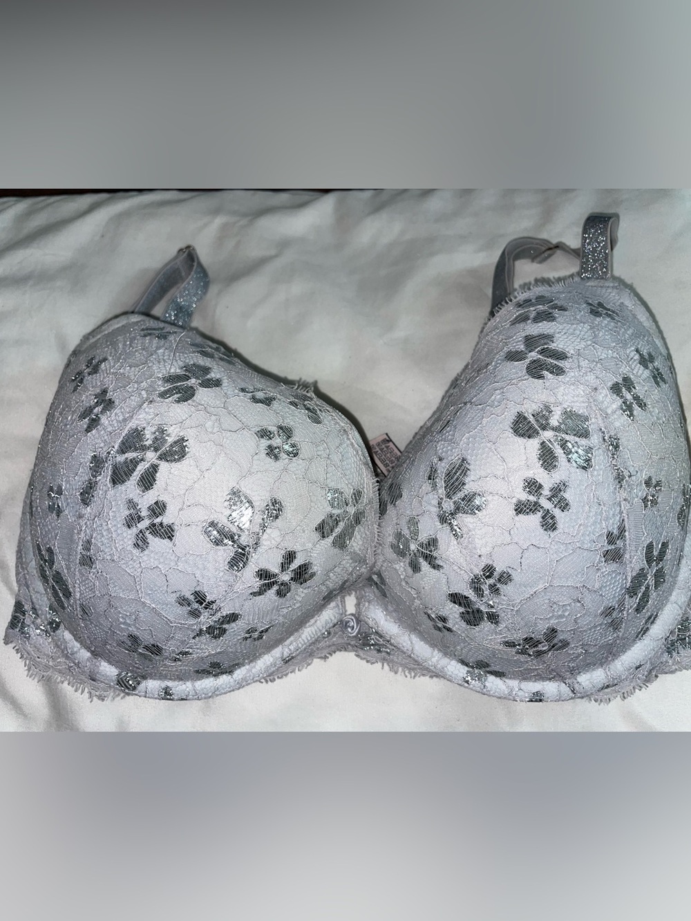 Victoria's Secret Very Sexy Push-Up Bra Black Mesh 34DD